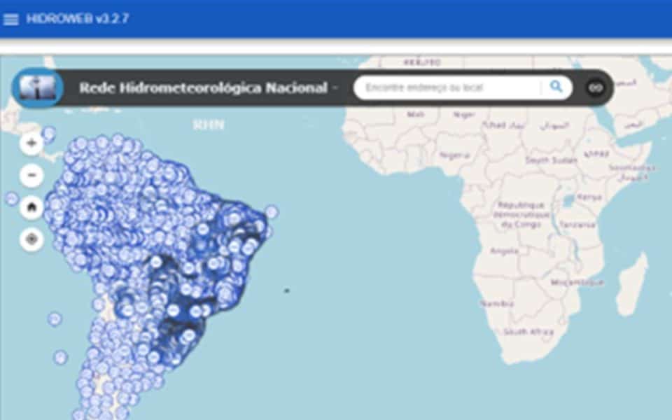 Hidroweb está disponível para usuários(as)