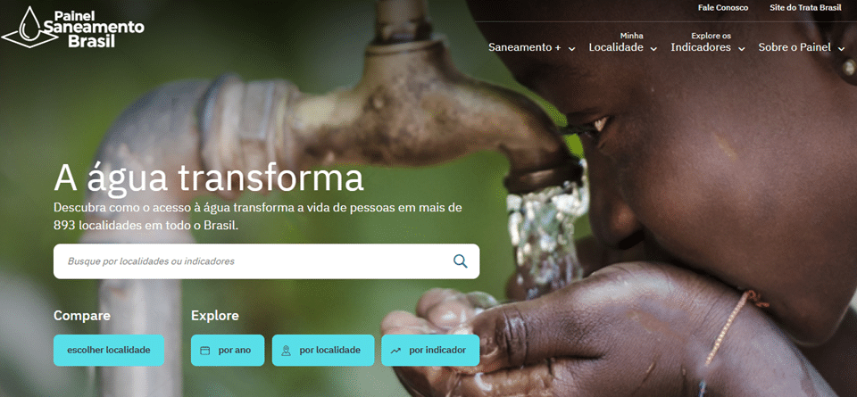 Você conhece o Painel Saneamento Brasil do Instituto Trata Brasil