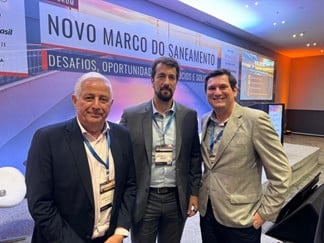 Representantes do Boletim do Saneamento comparecem ao “6º Fórum do Novo Marco do Saneamento”