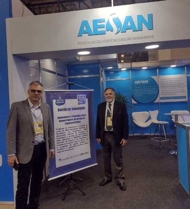 Apecs e Boletim do Saneamento marcam presença na Fenasan 2024